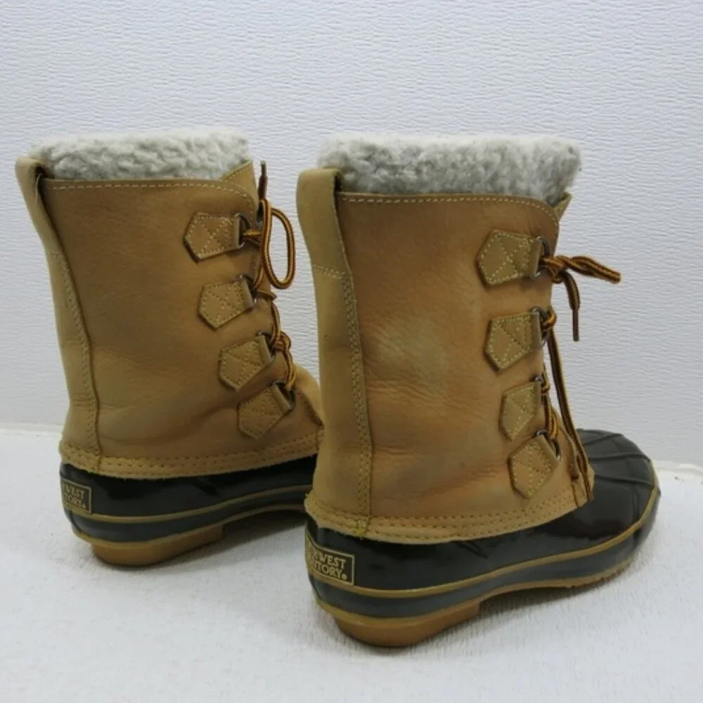Northwest Territory Hunting Duck Boots Nubuck Leather Rubber Leather Insulated 4